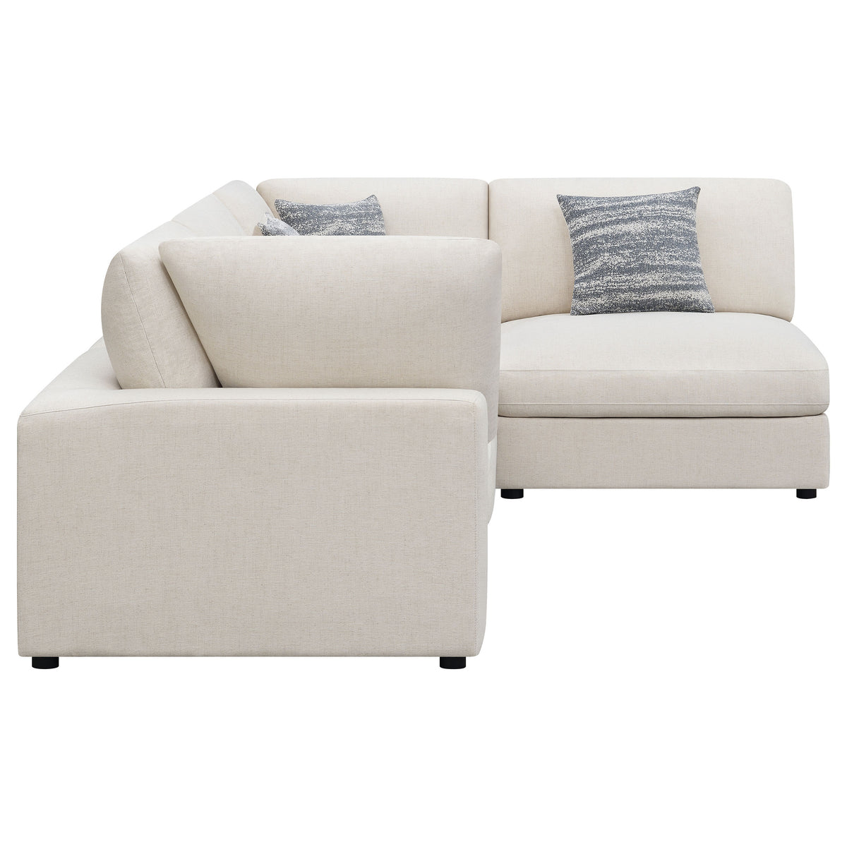 Serene 4-piece Sectional Sofa Beige