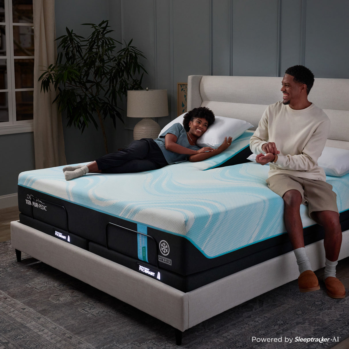 TEMPUR- LuxeBreeze® Split Head King