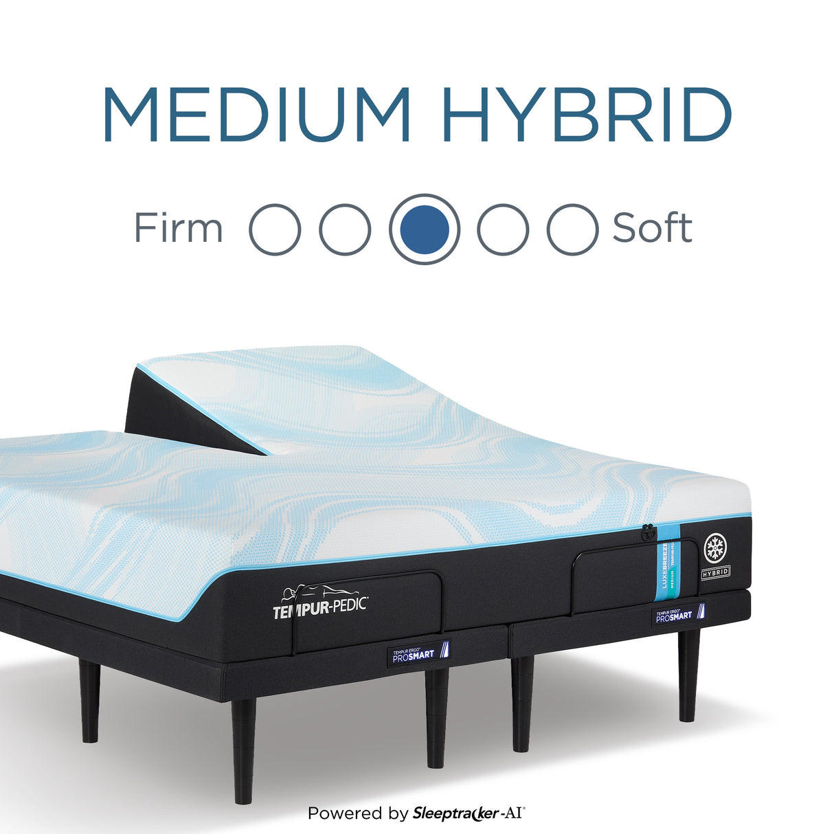 TEMPUR- LuxeBreeze® Split Head King