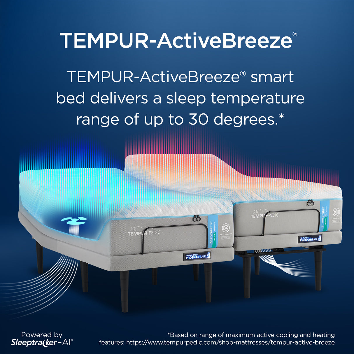 TEMPUR-PEDIC ACTIVE BREEZE MATTRESS