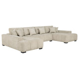 Cannella Sectional Sofa Beige
