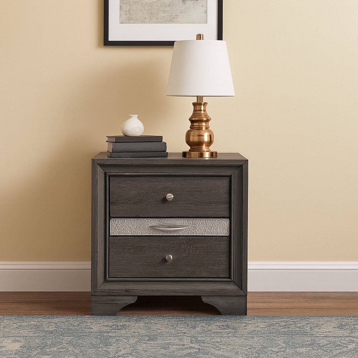 Matrix Nightstand Gray
