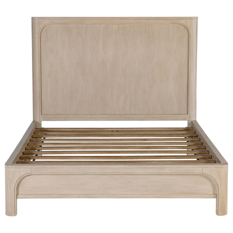 Solano 56-inch Queen Panel Bed Weathered Mango
