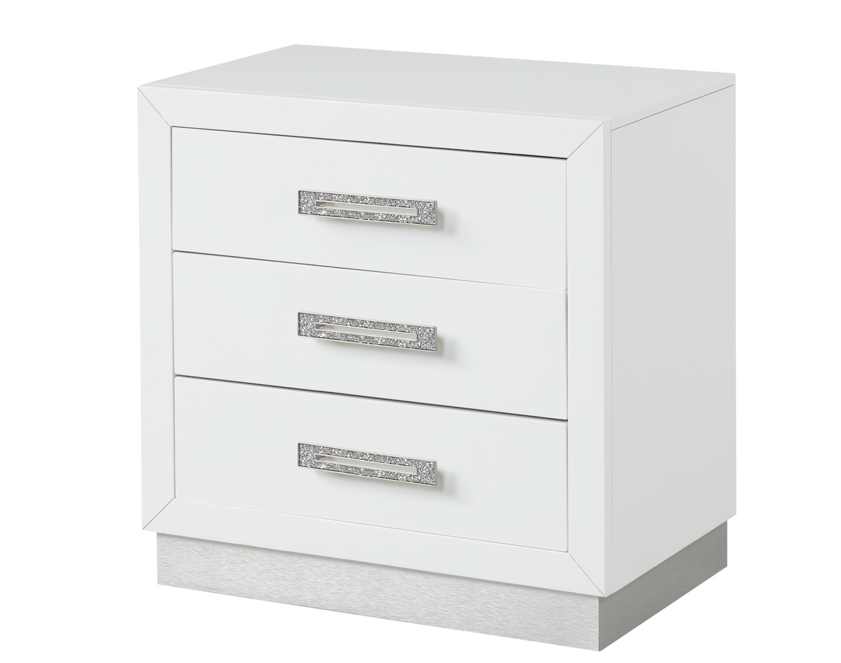 Coco Nightstand Milky White