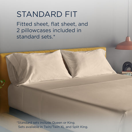 Tempur-Pedic Linen Luxe Egyptian Cotton Sheet Set