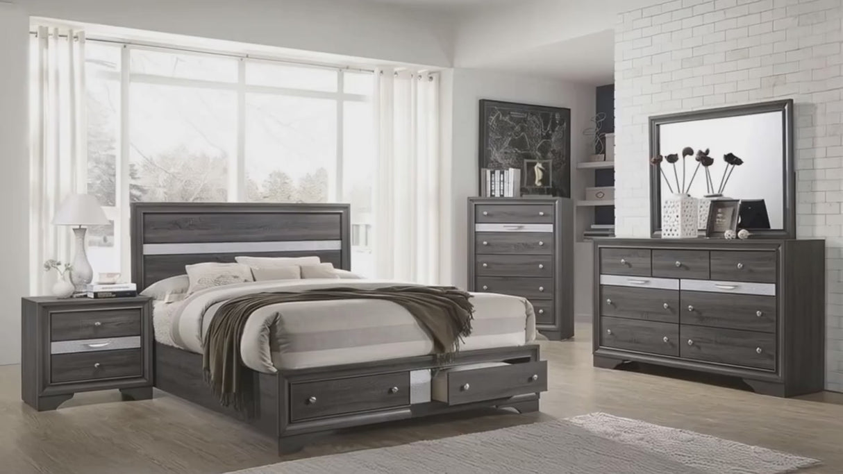 Matrix King Bed Gray