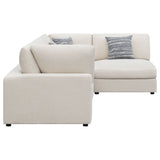 Serene 4-piece Sectional Sofa Beige